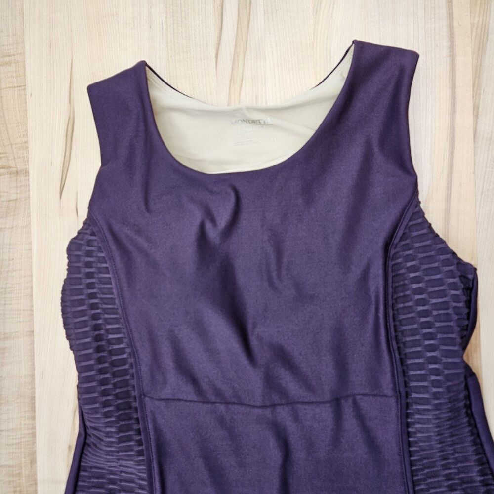 Mondetta Women's Purple Performance Luxury Stretch Built-in Bra Dress Size S - Picture 5 of 7